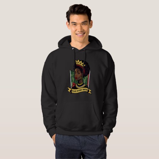 African Continent Black History  2 Hoodie (Voorkant volledig)