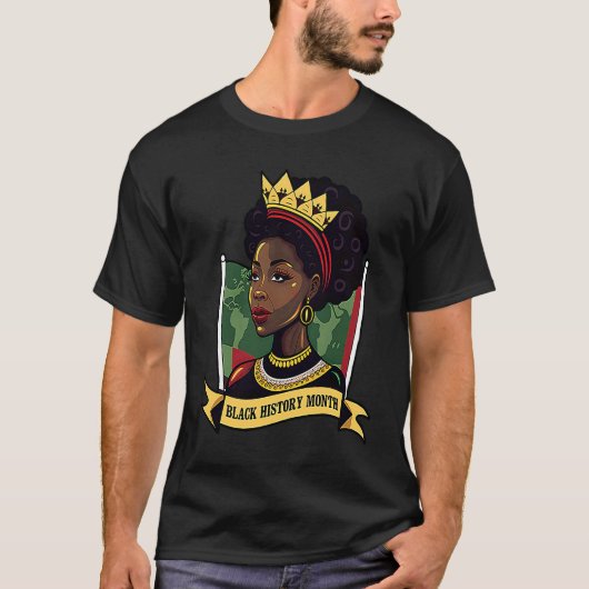 African Continent Black History  2 T-shirt (Voorkant)