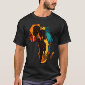 African Continent Black History 4 T-shirt (Voorkant)