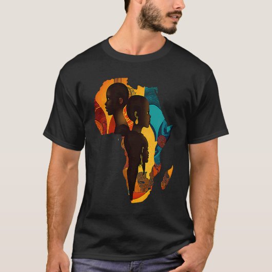 African Continent Black History  4 T-shirt (Voorkant)