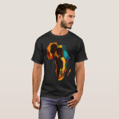 African Continent Black History  4 T-shirt (Voorkant volledig)