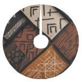 African culture designs on diagonal shapes kerstboom rok (Voorkant)