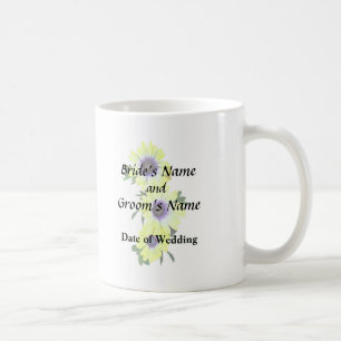 African Daisies Lemon Symphony Wedding Products Koffiemok