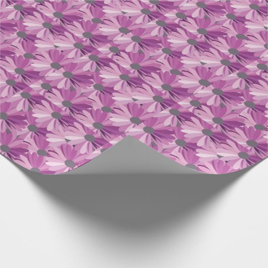 African Daisy Floral Pattern Cadeaupapier (Hoek)