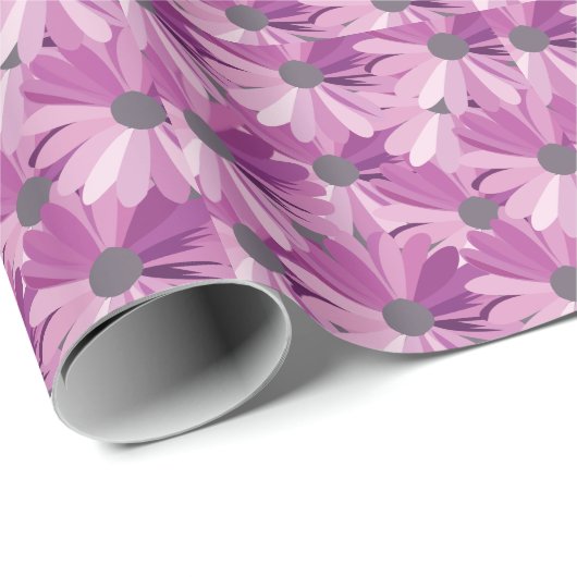 African Daisy Floral Pattern Cadeaupapier (Rol Hoek)