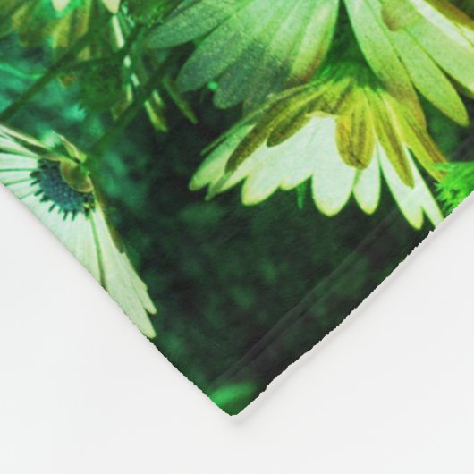 African Daisy Flowers Abstract gepersonaliseerd Fleece Deken (Hoek)