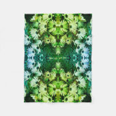 African Daisy Flowers Abstract gepersonaliseerd Fleece Deken (Voorkant)