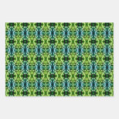 African Daisy Flowers Abstract gepersonaliseerd Inpakpapier Vel (Voorkant 3)