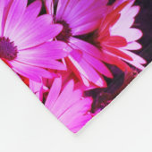 African Daisy Flowers Abstract getint gepersonalis Fleece Deken (Hoek)