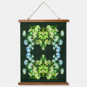 African Daisy Flowers Abstract Hangend Wandkleed