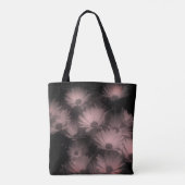 African Daisy Flowers Black White High Contrast Tote Bag (Achterkant)