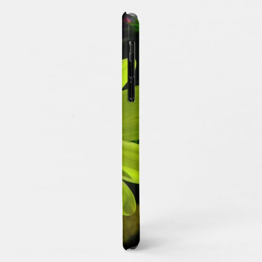 African Daisy Fluorescent Yellow iPhone 3 Case (Achterkant/links)