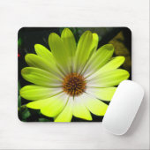 African Daisy Fluorescent Yellow Mousepad Muismat (Met muis)