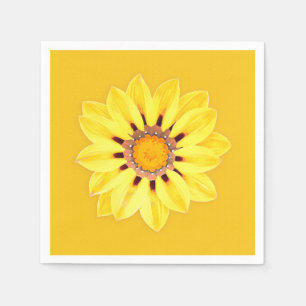 African Daisy/Gazania - Mustard Gold Servetten