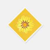 African Daisy/Gazania - Mustard Gold Servetten (Hoek)