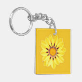 African Daisy/Gazania - Mustard Gold Sleutelhanger (Voorkant Links)