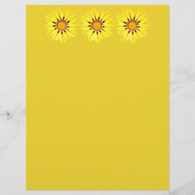 African Daisy/Gazania - Mustard Yellow (Voorkant)