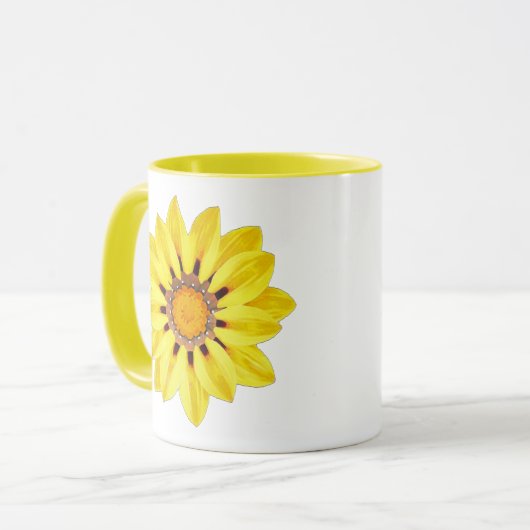African Daisy/Gazania Mustard Yellow Mok (Voorkant links)