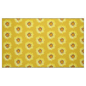African Daisy/Gazania - Mustard Yellow Stof (Fat Quarter)