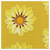 African Daisy/Gazania - Mustard Yellow Stof (Close Up)