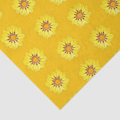 African Daisy/Gazania, Mustard Yellow Tissuepapier (Detail)