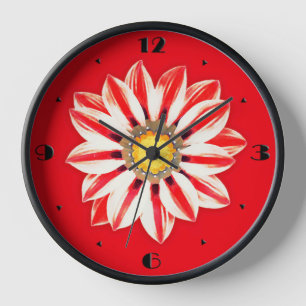 African Daisy/Gazania - Rode en witte streep