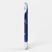 African Daisy Ggloing Blue iPhone 3 Case (Achterkant/rechts)