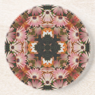 African Daisy Kaleidoscoop Floral Onderzetter