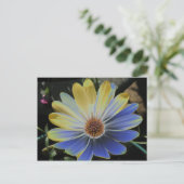 African Daisy Lapis and Gold Briefkaart (Staand voorkant)