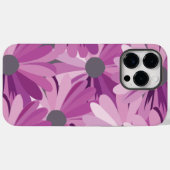 African Daisy Paars Floral Case-Mate iPhone Case (Achterkant (horizontaal))