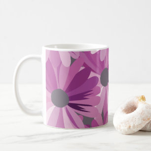 African Daisy Pattern Flowers Koffiemok
