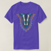 African Dashiki Kente Print Traditional Cloth Mann T-shirt (Design voorkant)
