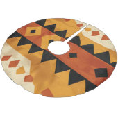 African design background in brown and black kerstboom rok (Gekanteld)