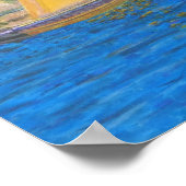 African Dhow at Zanzibar Poster (Hoek)