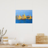 African Dhow at Zanzibar Poster (Keuken)