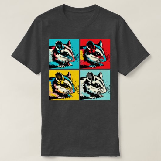 African Dormice Art Schattige African Dormices T-shirt (Design voorkant)
