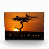 African Dream sunset romantic foto with text (Voorkant)