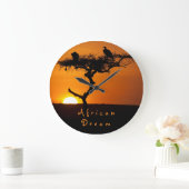 African Dream sunset romantic foto with text Grote Klok (Huis)