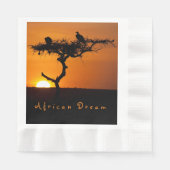 African Dream sunset romantic foto with text Servet (Voorkant)