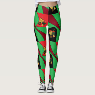 African Drums Leggings
