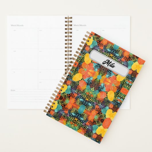 African Elegance: Ankara Fabric Collectie voor de Planner (Display)