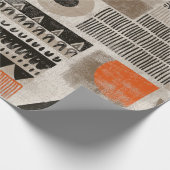 African elements in muted colors cadeaupapier (Hoek)