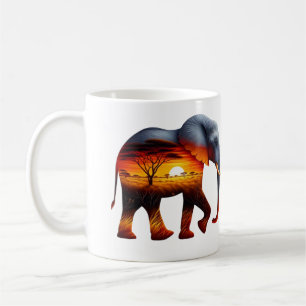 African Elephant Coffee Mok