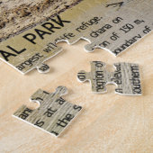 African Elephant Jigsaw puzzle Legpuzzel (Zijkant)