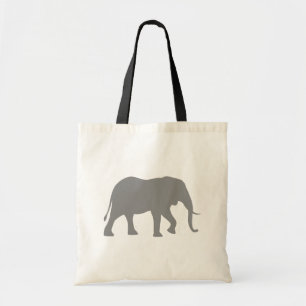 African Elephant Silhouette Wilde dieren in het Tote Bag
