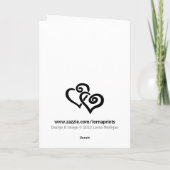 African Elephant Valentijn Kaart (Achterkant)