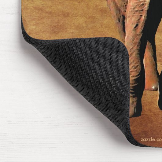 African Elephant Wildlife Supporter Mousepad Muismat (Hoek)