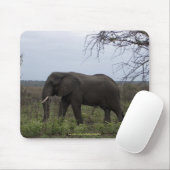 African Elephant Wildlife Supporter Mousepad Muismat (Met muis)