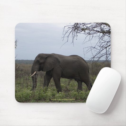 African Elephant Wildlife Supporter Mousepad Muismat (Met muis)