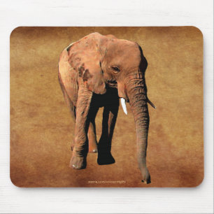 African Elephant Wildlife Supporter Mousepad Muismat